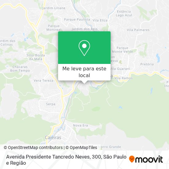 Avenida Presidente Tancredo Neves, 300 mapa