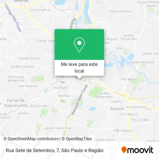 Rua Sete de Setembro, 7 mapa