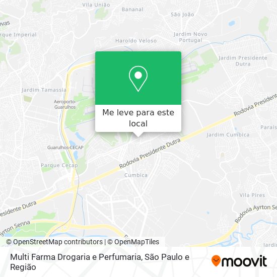 Multi Farma Drogaria e Perfumaria mapa