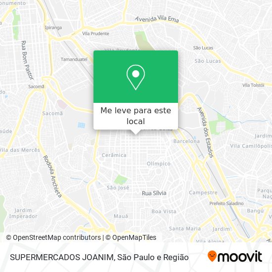 SUPERMERCADOS JOANIM mapa