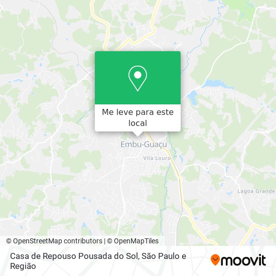 Casa de Repouso Pousada do Sol mapa