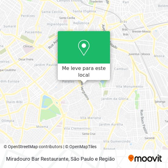 Miradouro Bar Restaurante mapa