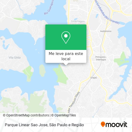 Parque Linear Sao Jose mapa