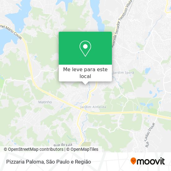 Pizzaria Paloma mapa