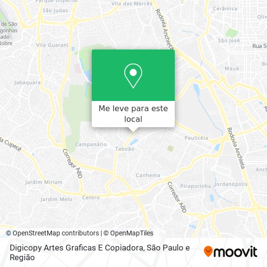 Digicopy Artes Graficas E Copiadora mapa