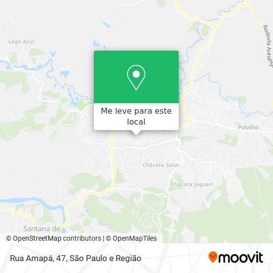Rua Amapá, 47 mapa