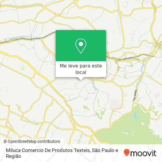 Miluca Comercio De Produtos Texteis, Rua Lucila Faria, 406 Cidade Líder São Paulo-SP 03581-000 mapa