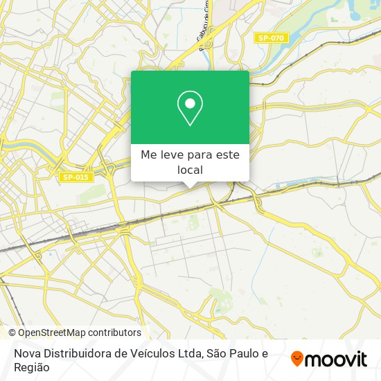 Nova Distribuidora de Veículos Ltda mapa