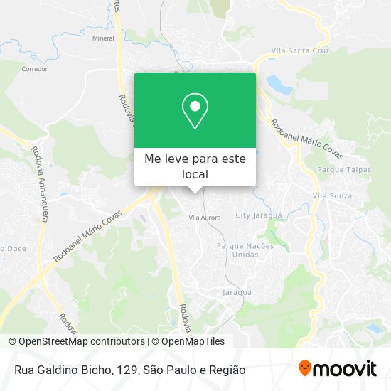 Rua Galdino Bicho, 129 mapa