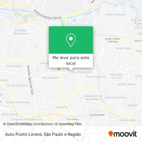 Auto Posto Lorens mapa