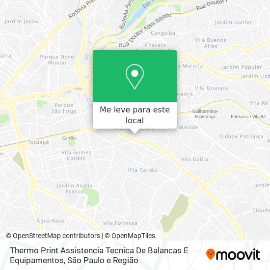 Thermo Print Assistencia Tecnica De Balancas E Equipamentos mapa