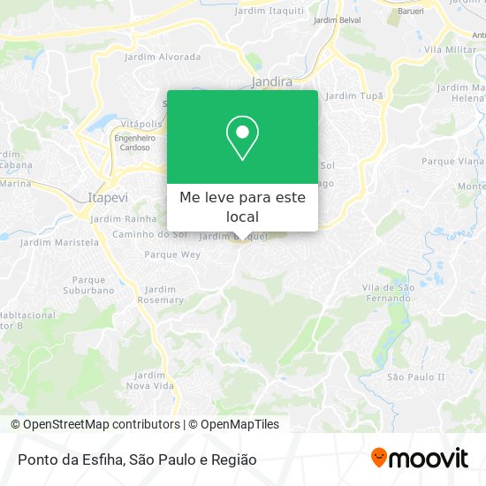 Ponto da Esfiha mapa