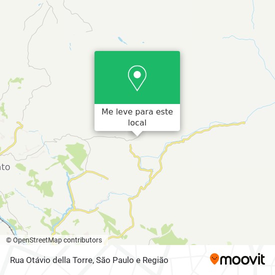 Rua Otávio della Torre mapa
