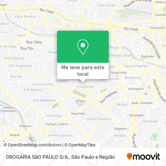 DROGARIA SãO PAULO S/A. mapa