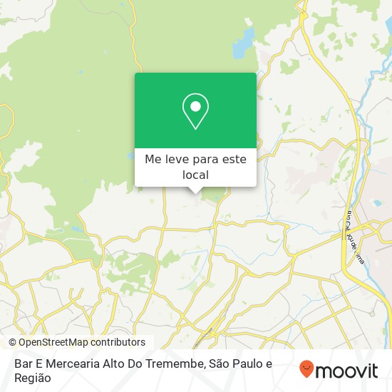 Bar E Mercearia Alto Do Tremembe, Rua Antônio Simplicio, 315 Tremembé São Paulo-SP 02353-110 mapa