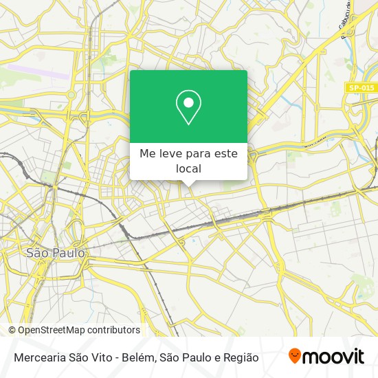 Mercearia São Vito - Belém mapa