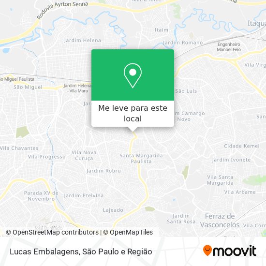 Lucas Embalagens mapa