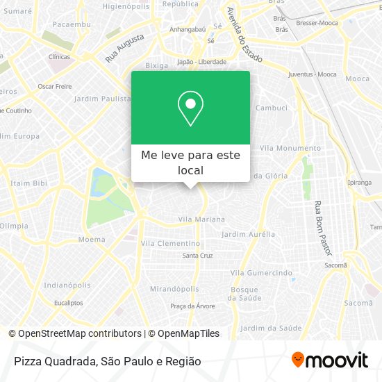 Pizza Quadrada mapa