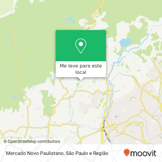 Mercado Novo Paulistano, Estrada da Cachoeira, 140 Tremembé São Paulo-SP 02365-000 mapa