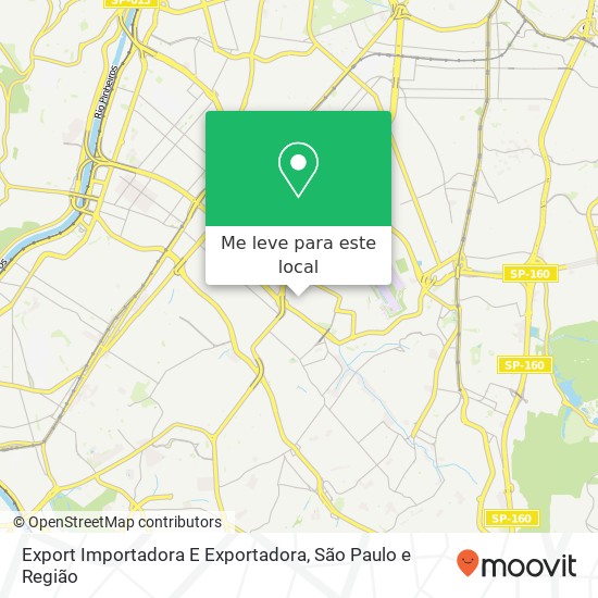 Export Importadora E Exportadora, Rua Viaza, 433 Campo Belo São Paulo-SP 04633-050 mapa