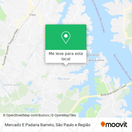 Mercado E Padaria Barreto mapa