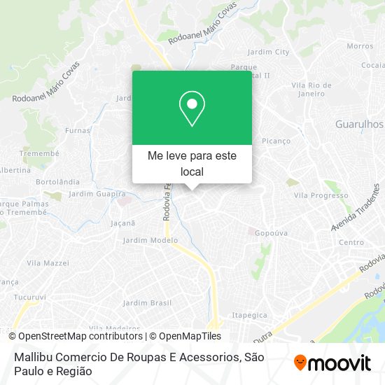 Mallibu Comercio De Roupas E Acessorios mapa