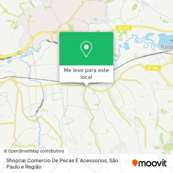 Shopcar Comercio De Pecas E Acessorios mapa
