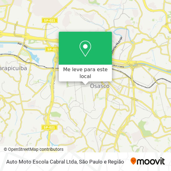Auto Moto Escola Cabral Ltda mapa