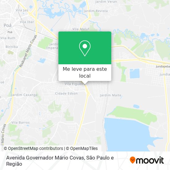 Avenida Governador Mário Covas mapa