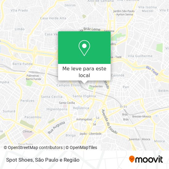 Spot Shoes mapa