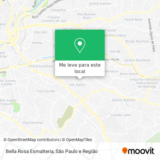 Bella Rosa Esmalteria mapa