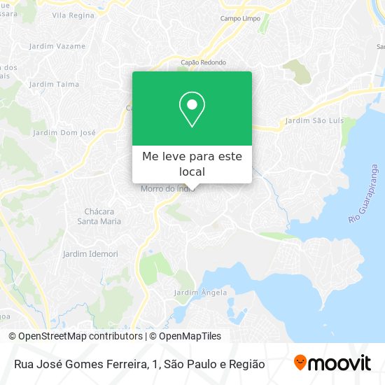 Rua José Gomes Ferreira, 1 mapa