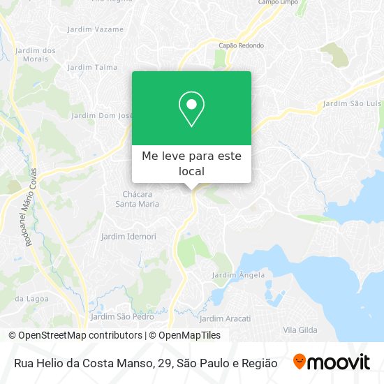 Rua Helio da Costa Manso, 29 mapa