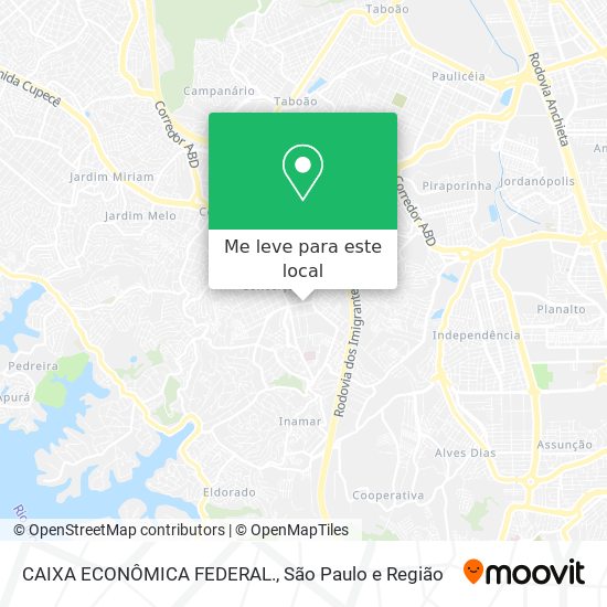 CAIXA ECONÔMICA FEDERAL. mapa