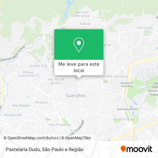 Pastelaria Dudu mapa
