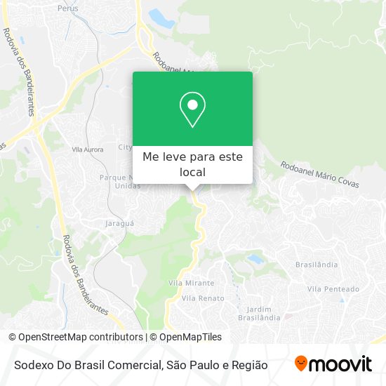 Sodexo Do Brasil Comercial mapa