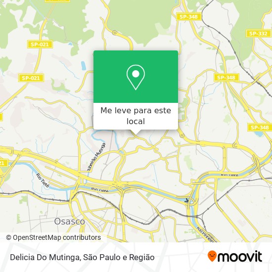 Delicia Do Mutinga mapa