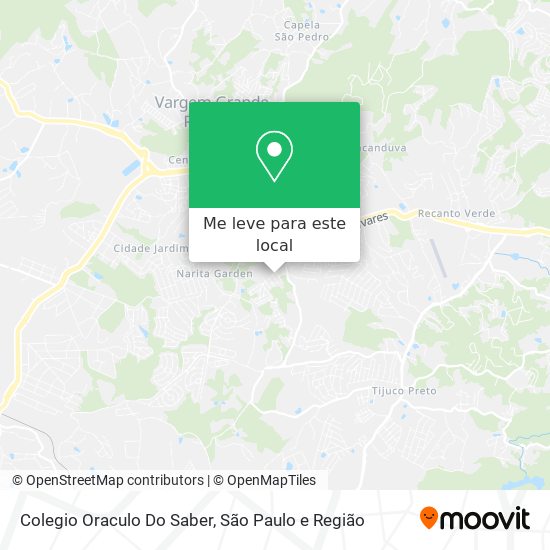 Colegio Oraculo Do Saber mapa