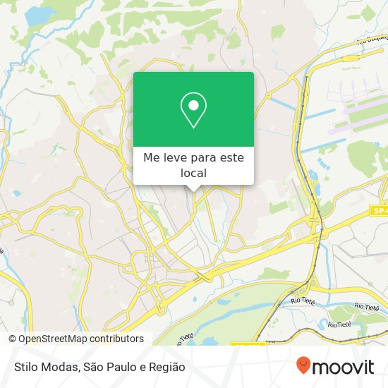 Stilo Modas, Avenida Brigadeiro Faria Lima, 317 Bom Clima Guarulhos-SP 07130-000 mapa