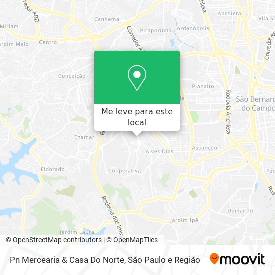 Pn Mercearia & Casa Do Norte mapa