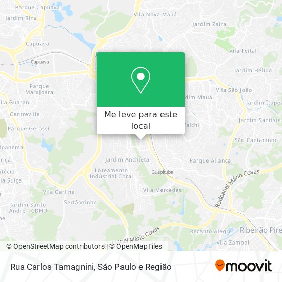 Rua Carlos Tamagnini mapa