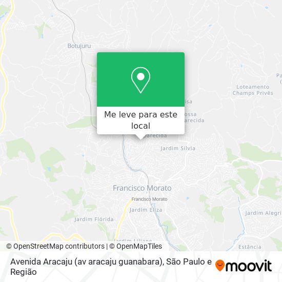 Avenida Aracaju (av aracaju guanabara) mapa