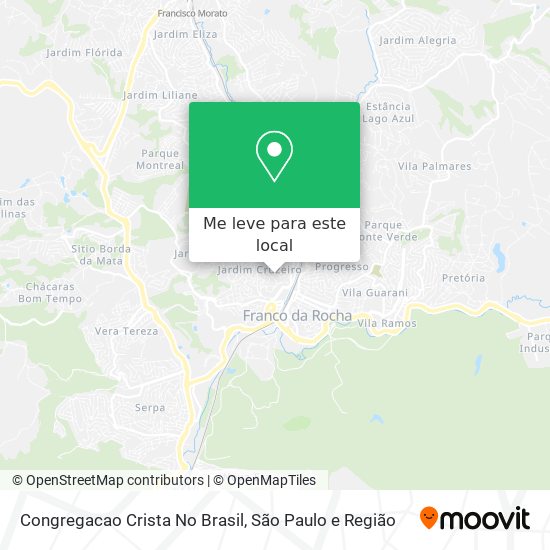 Congregacao Crista No Brasil mapa