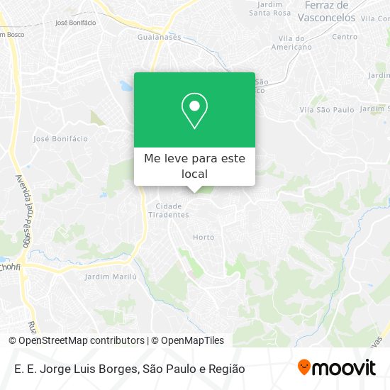 E. E. Jorge Luis Borges mapa