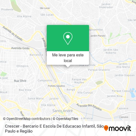 Crescer - Bercario E Escola De Educacao Infantil mapa