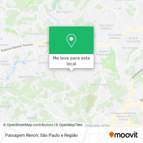 Paisagem Renoir mapa