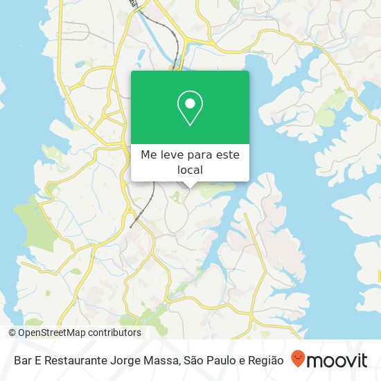Bar E Restaurante Jorge Massa, Avenida Aristóteles Costa Pinto Cidade Dutra São Paulo-SP 04821-450 mapa
