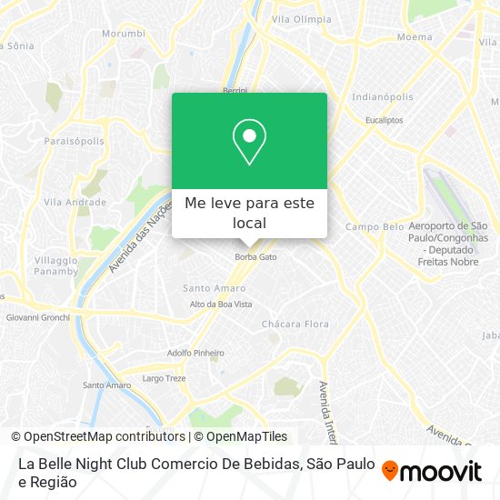 La Belle Night Club Comercio De Bebidas mapa