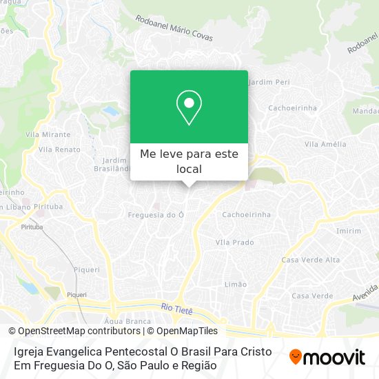 Igreja Evangelica Pentecostal O Brasil Para Cristo Em Freguesia Do O mapa