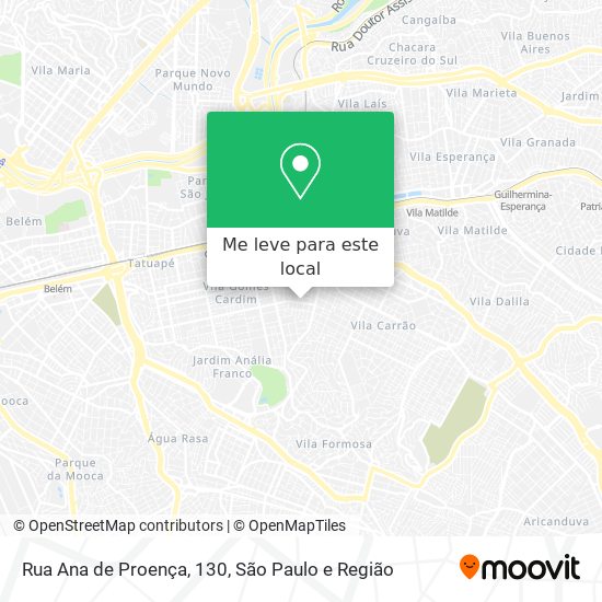 Rua Ana de Proença, 130 mapa